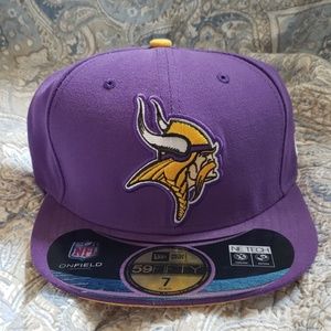 NFL Mens MN Vikings On-Field 59FIFTY Cap Size: 7